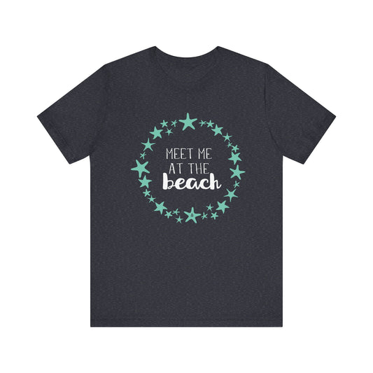 Meet me at the beach t-shirt, beachaholic tee, beach shirts for women, summer shirt, cruise trip shirt, vacation shirt, beac