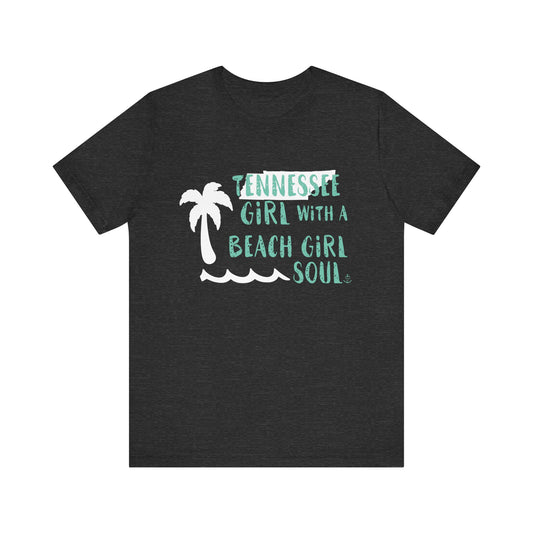Tennessee girl tshirt, beach tshirt, beach girl, Christmas gift, tshirts for women, Anchored Soul Tshirt