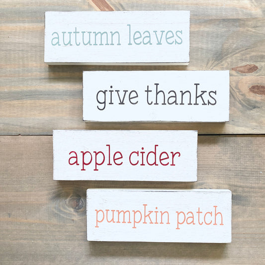 Custom Fall Quote Sign Coastal home decor and inspiration for the beach lover, gifts from Anchoredsouldesigns