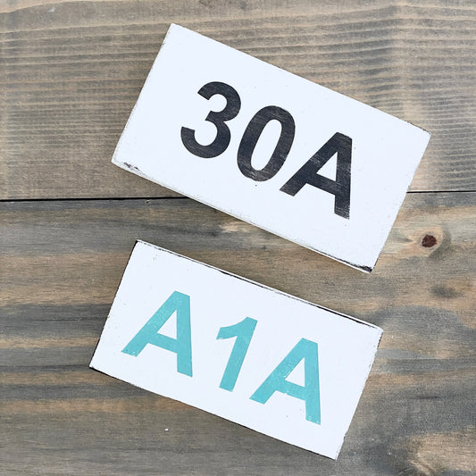 Mini Highway Road Sign Coastal home decor and inspiration for the beach lover, gifts from Anchoredsouldesigns
