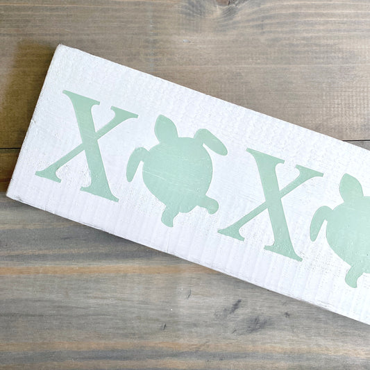 Sea Turtle XOXO Sign