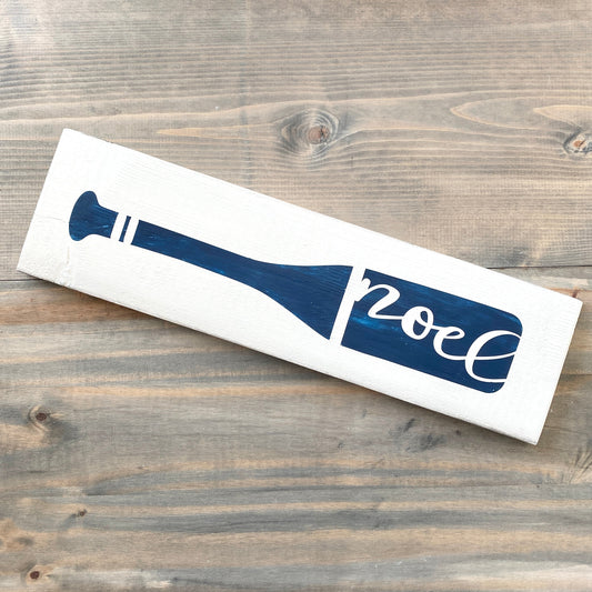 Noel Oar Sign Coastal home decor and inspiration for the beach lover, gifts from Anchoredsouldesigns