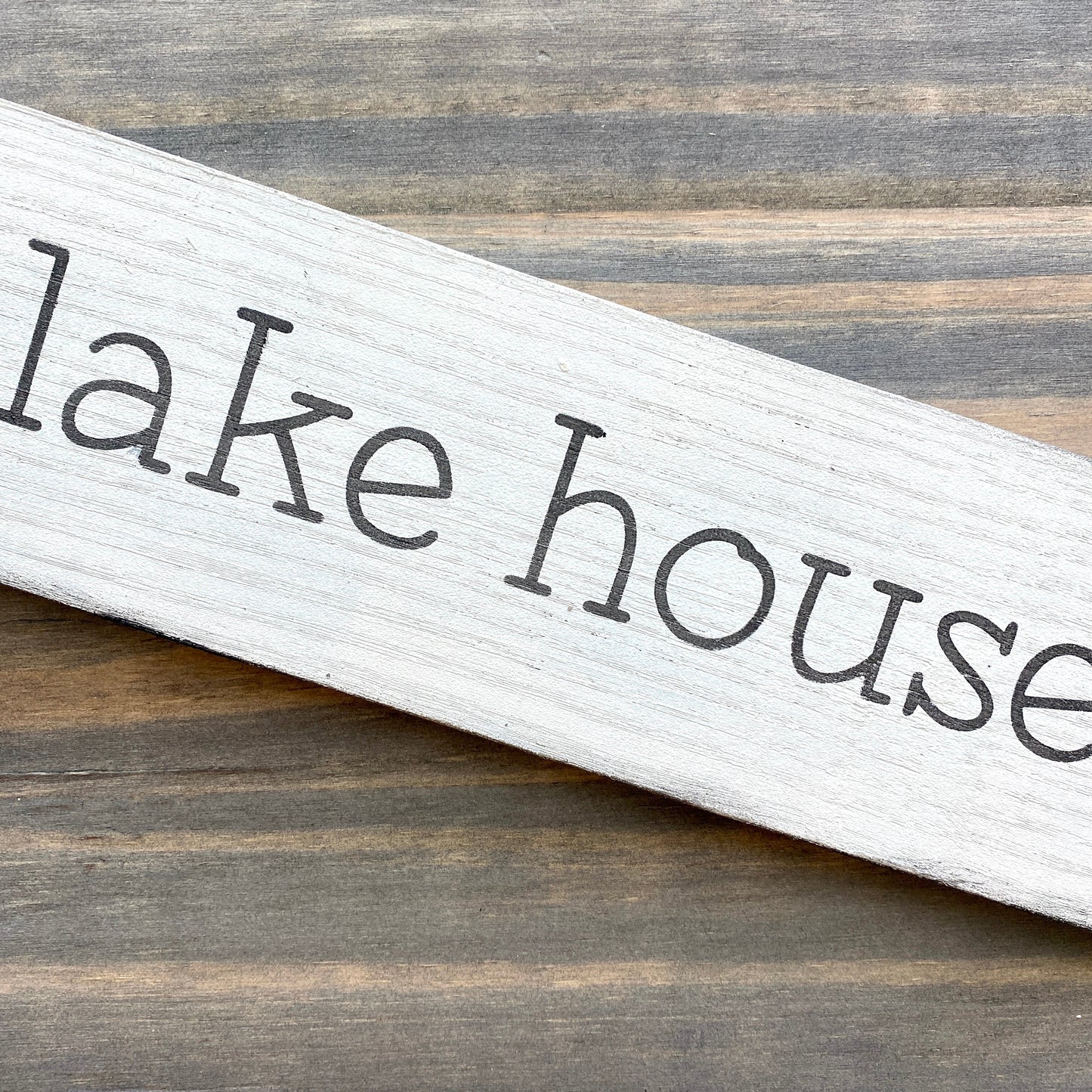 Small Lake House Sign