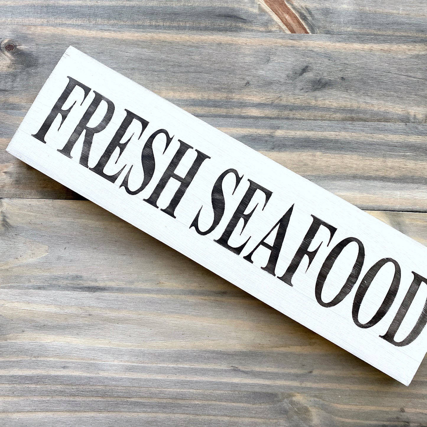 Fresh Seafood Sign