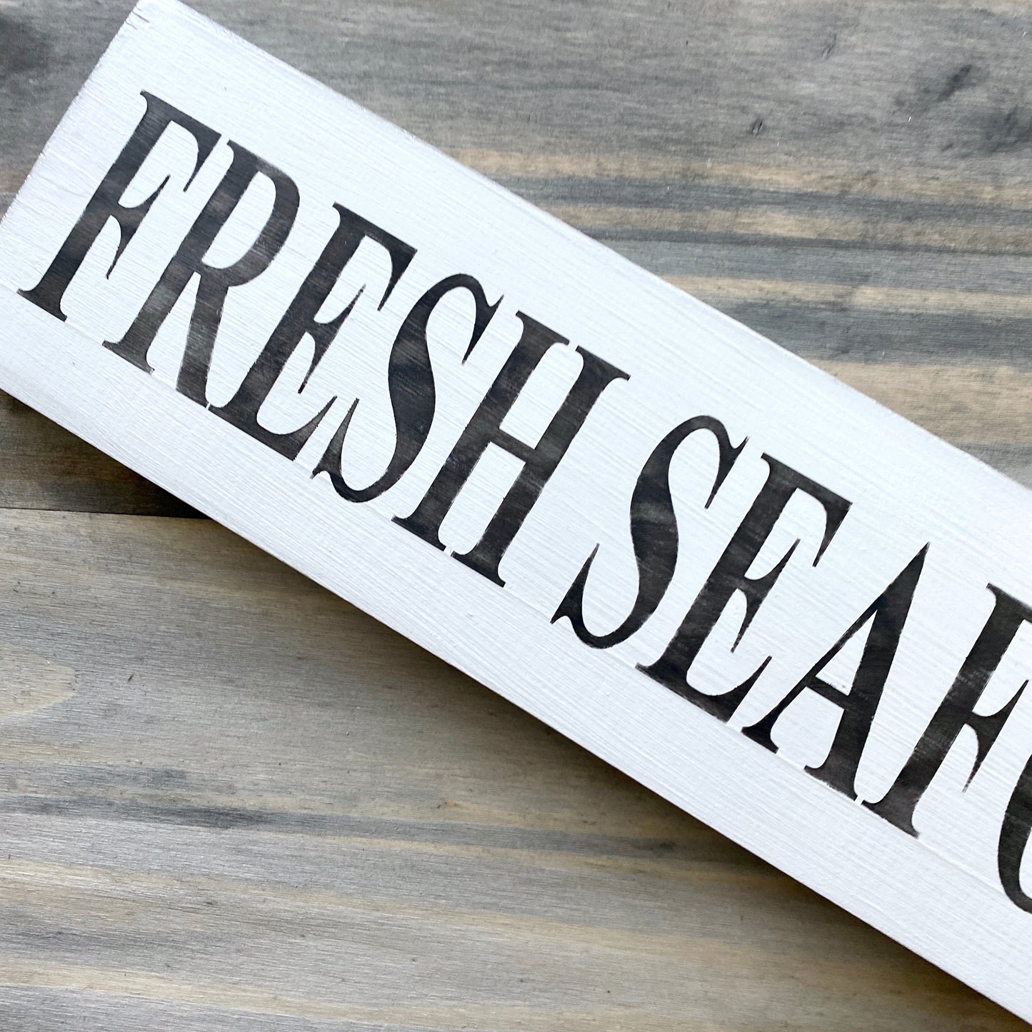 Fresh Seafood Sign
