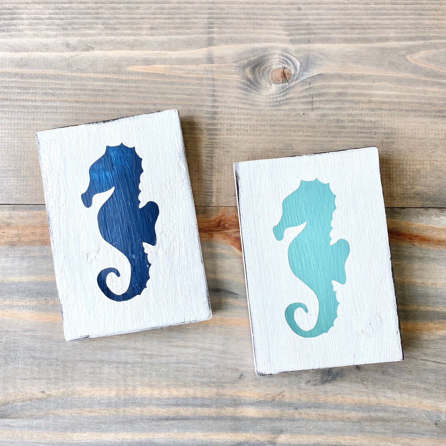 Seahorse Sign Coastal home decor and inspiration for the beach lover, gifts from Anchoredsouldesigns