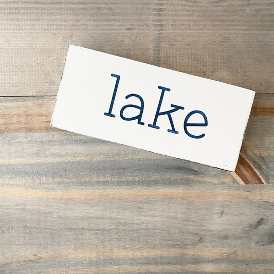 Small Lake Sign