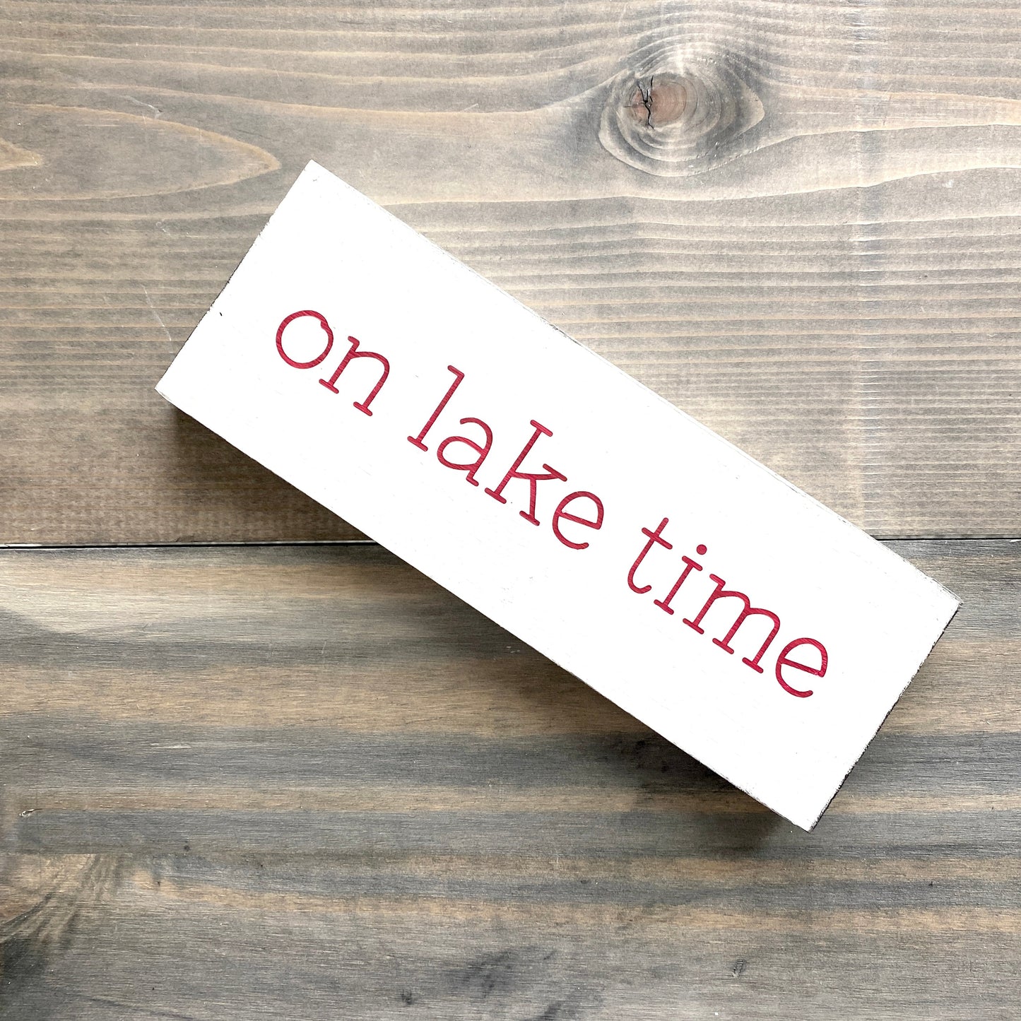 On Lake Time Sign Coastal home decor and inspiration for the beach lover, gifts from Anchoredsouldesigns