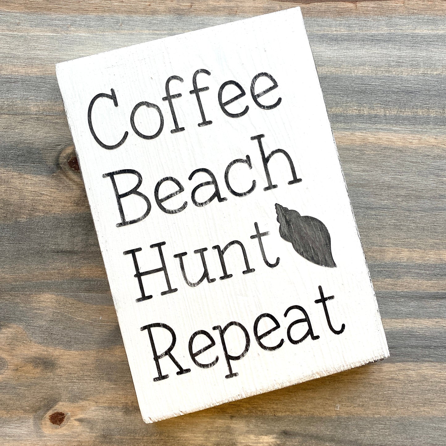 Coffee Beach Hunt Sea Shells Repeat