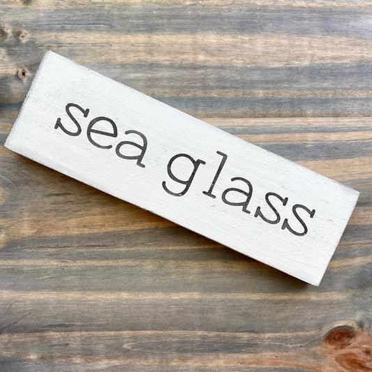 Sea Glass Sign