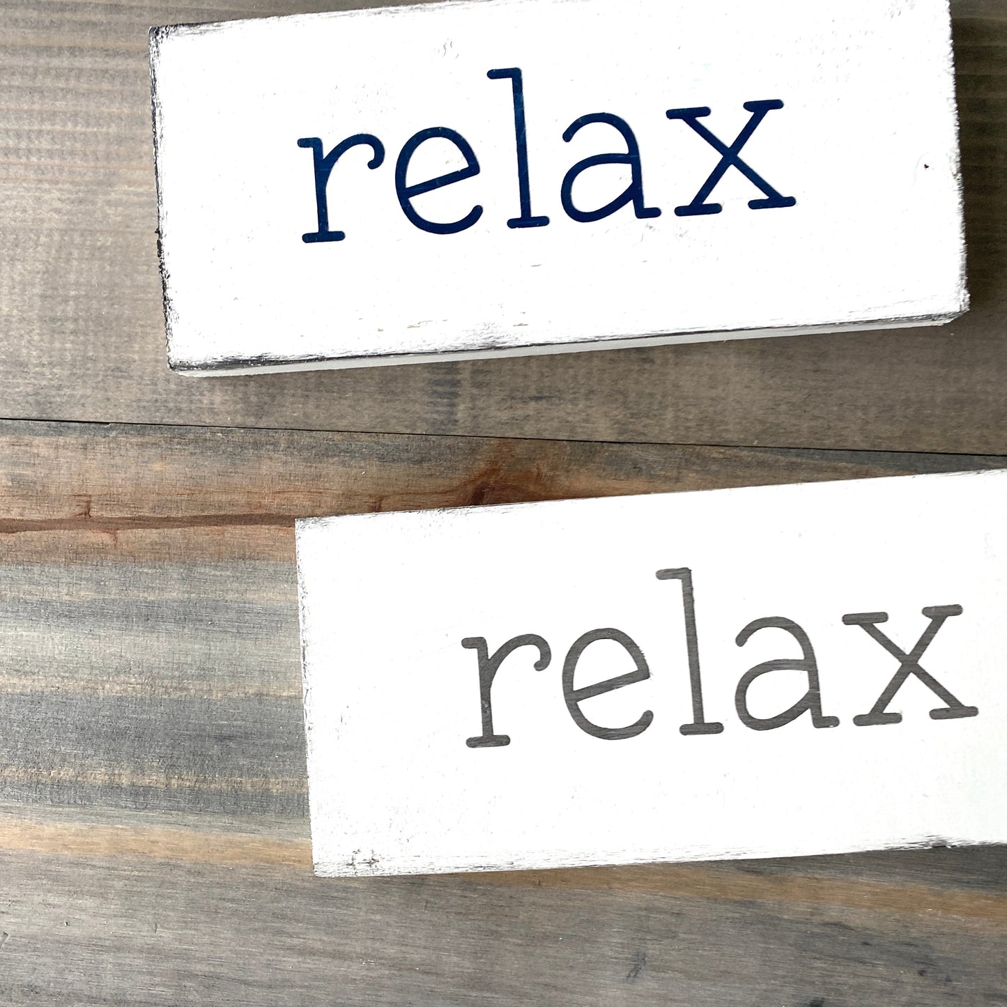 Small Relax Sign