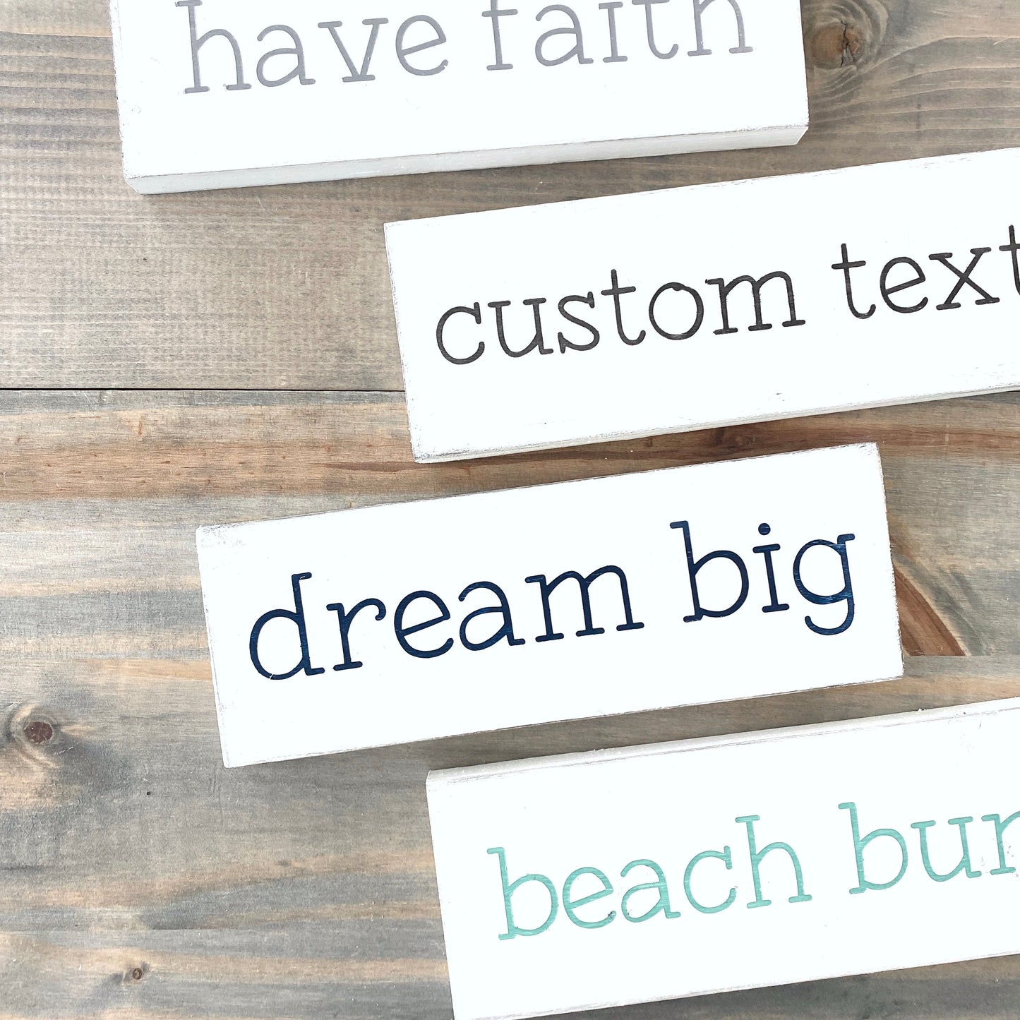 CUSTOM- Small Phrase or Word Sign 10 x 3