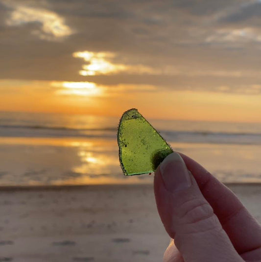 The beach at sunset, a peaceful coastal scene that captures why so many people love the ocean