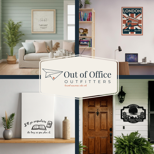 Coastal home Decor from Out of Office Outfitters