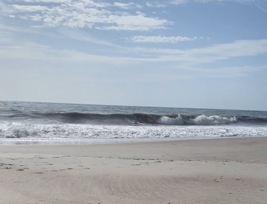 The constant change of the beach brings joy