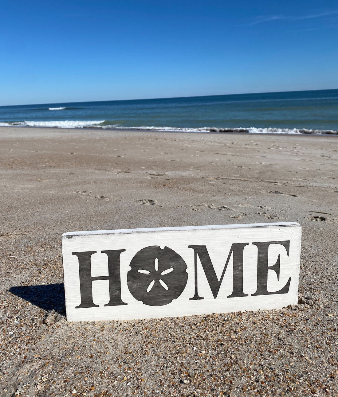 Dreaming of beach house living with handmade coastal signs and ocean-inspired home decor