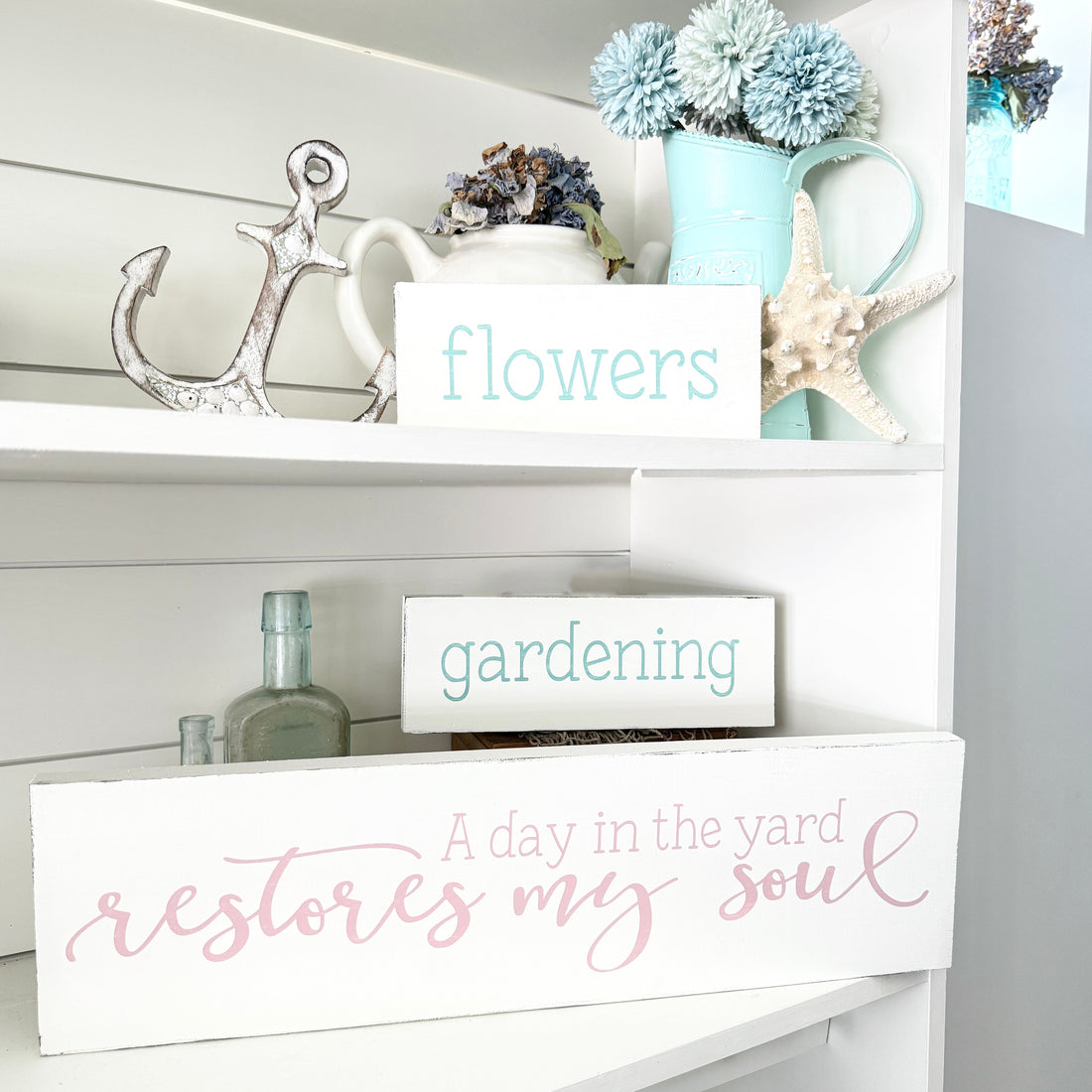 Spring at the Beach Transform Your Space with Coastal Decor Ideas spring sign from anchored soul designs