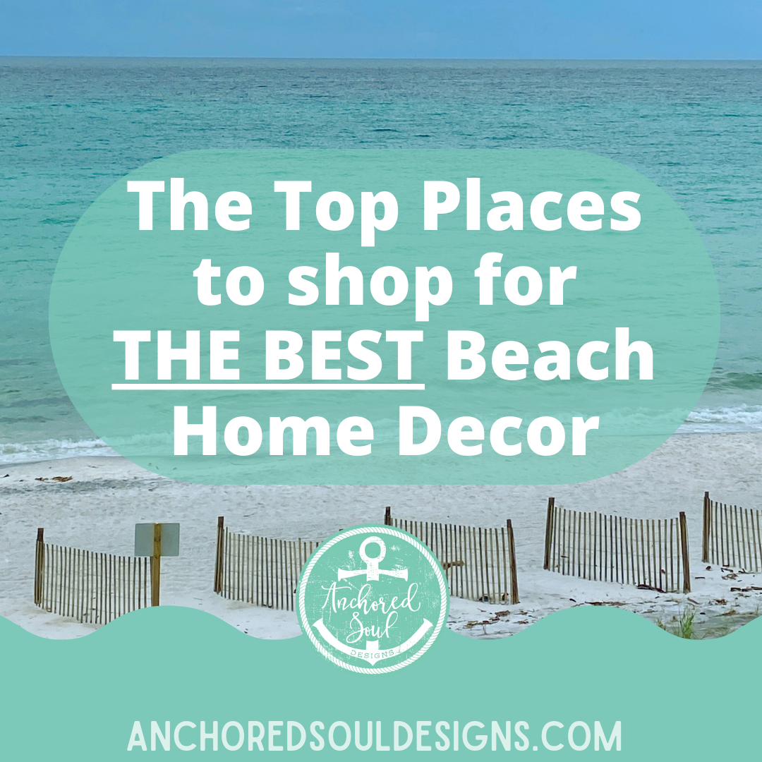 Top places to shop for the best beach home decor, from small handmade shops to local events and online stores