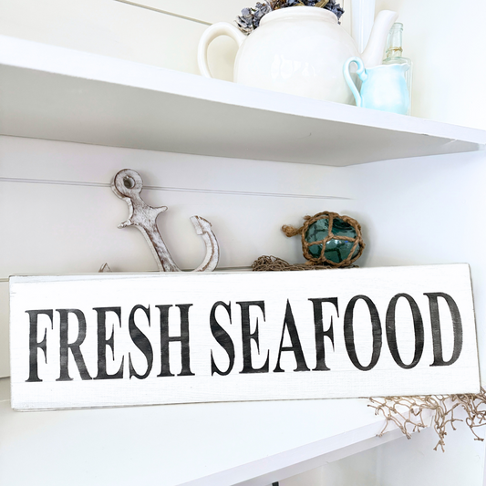Fresh Seafood Sign