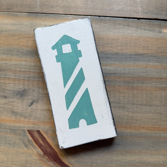 Lighthouse sign- SECRET SALE #85 Coastal home decor and inspiration for the beach lover, gifts from Anchoredsouldesigns