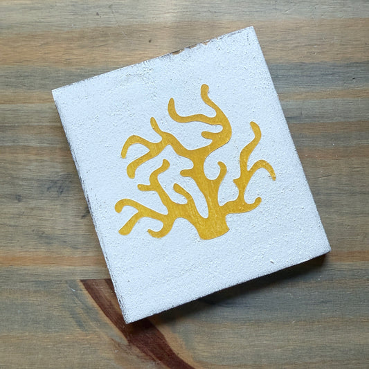 Coral sign- SECRET SALE #102 Coastal home decor and inspiration for the beach lover, gifts from Anchoredsouldesigns