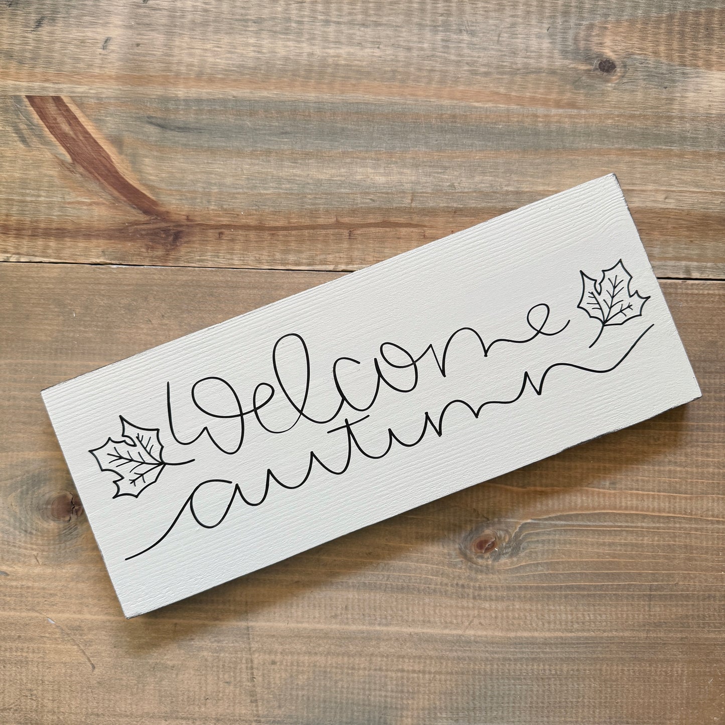 Welcome Autumn sign- LIMITED EDITION
