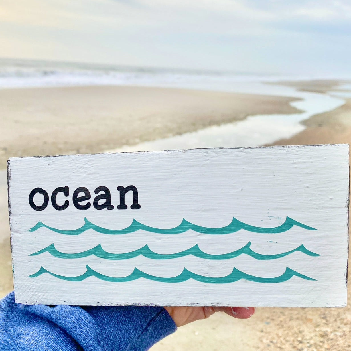 Ocean Waves Sign – Anchored Soul Designs