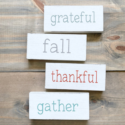 Custom Falll Word Sign