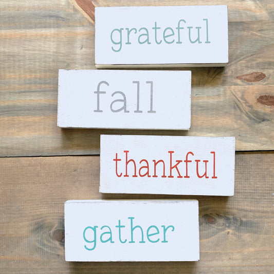 Custom Falll Word Sign