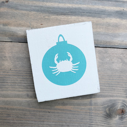 Crab Ornament Sign