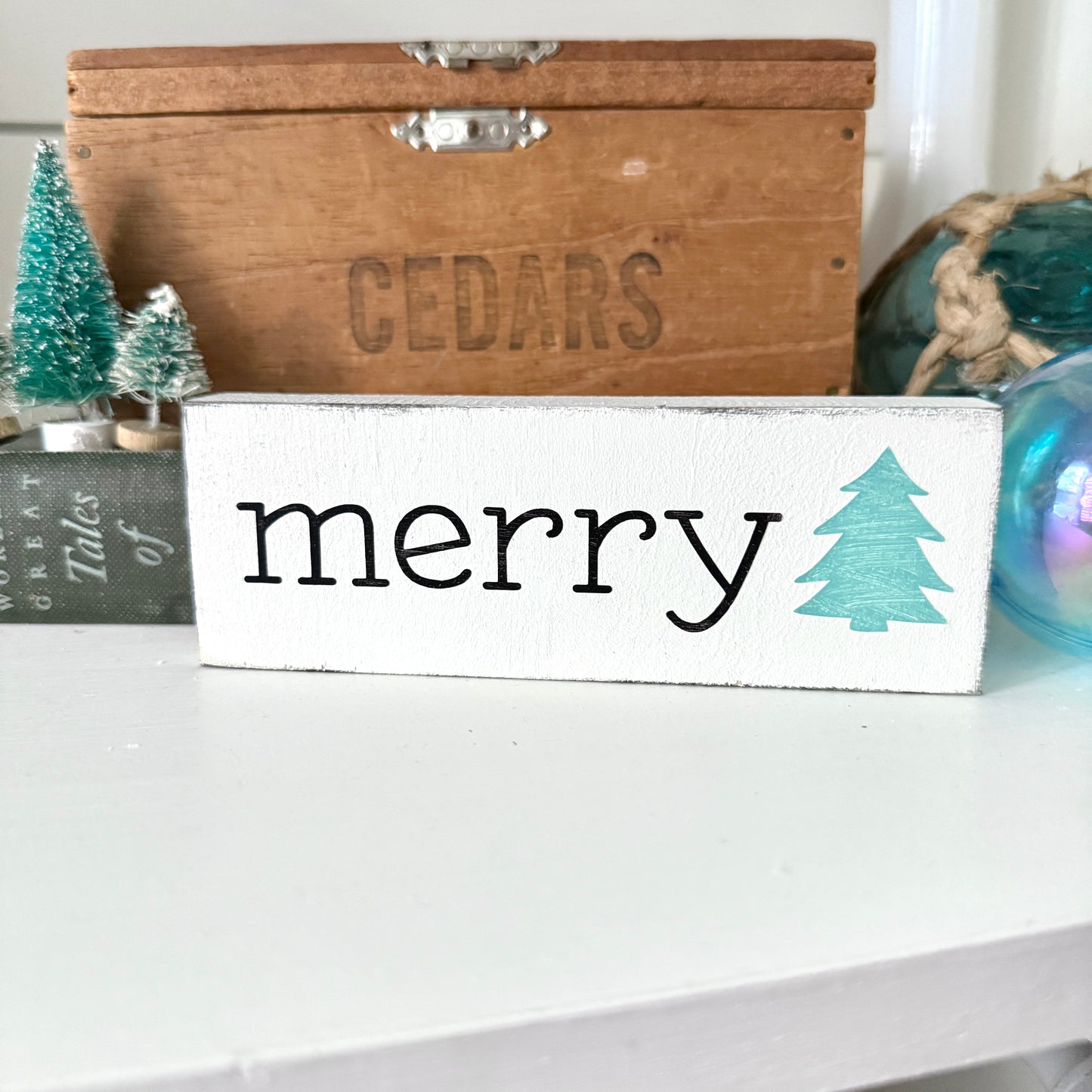 Merry Christmas Tree sign- LIMITED EDITION, one-of-a-kind