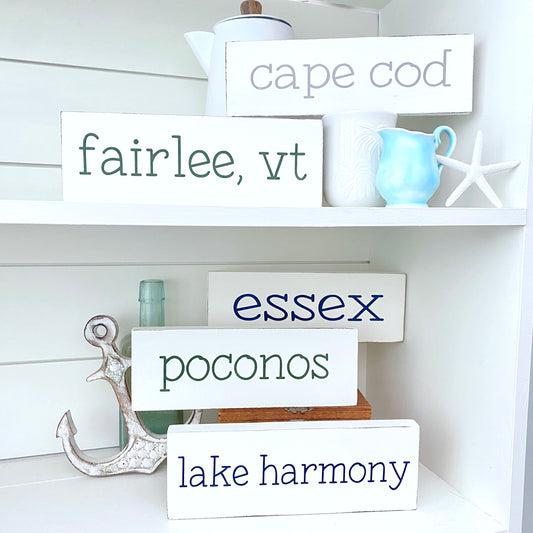 Small Location Word Sign