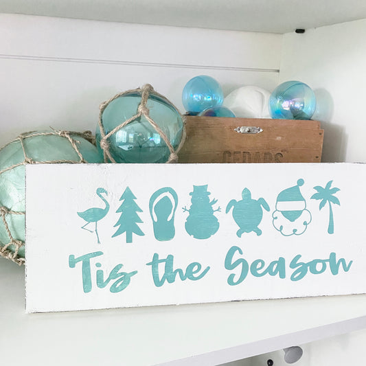 Coastal Christmas Decor, Anchored Soul Designs, Tis the season, beach house holiday decor coastal design, beach Christmas