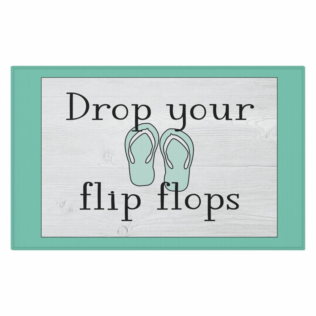 Drop Your Flip Flops Beach Rug