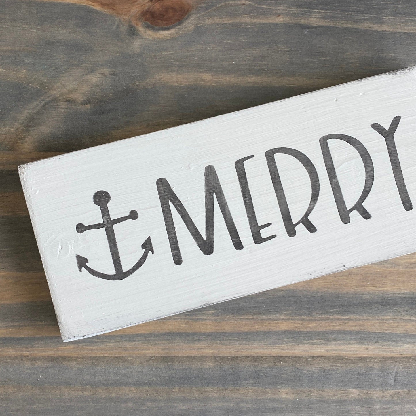 Merry Anchor Sign