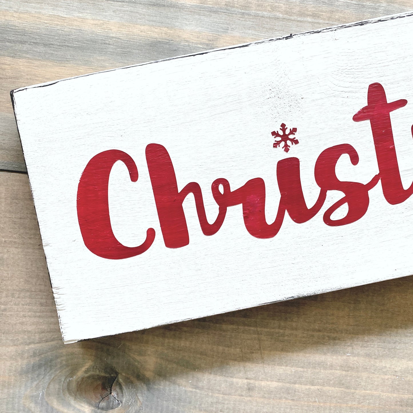 Merry Christmas sign in red, holiday decor modern cottage farmhouse vintage store boutique wholesale decor