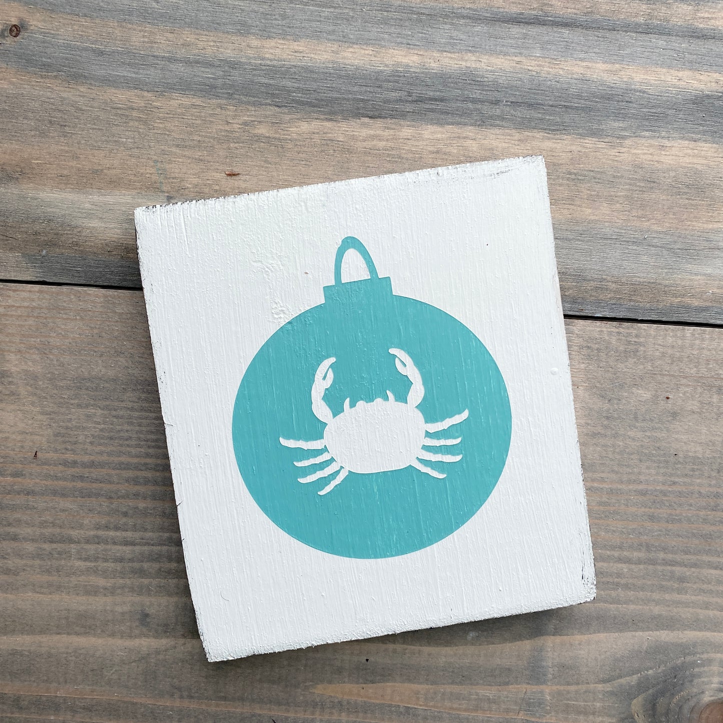 Crab Ornament Sign