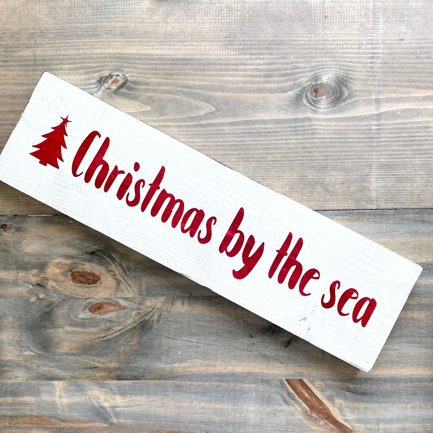 Christmas By The Sea Sign