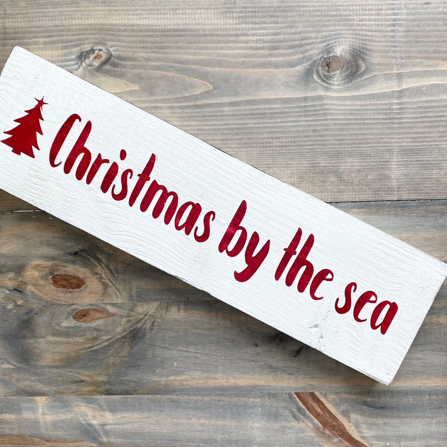 Christmas By The Sea Sign