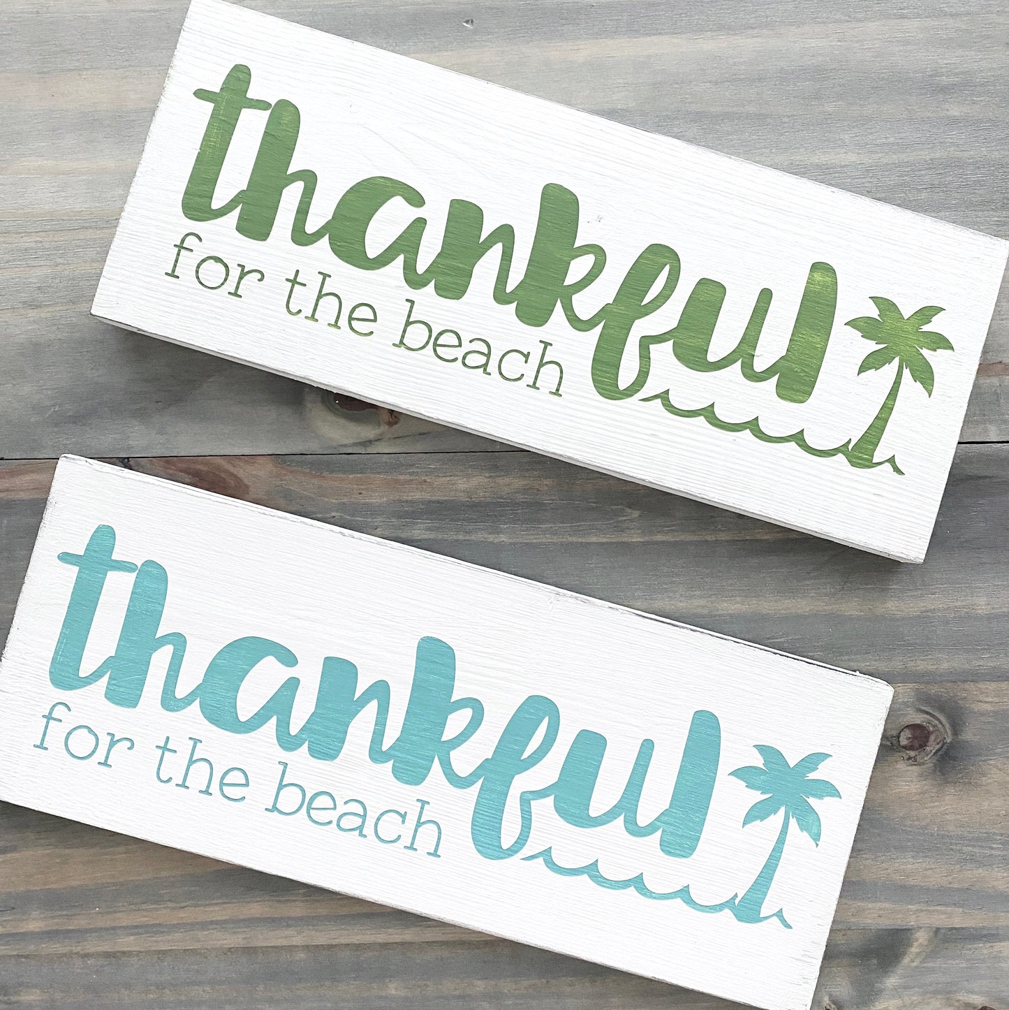 Thankful for the Beach Sign