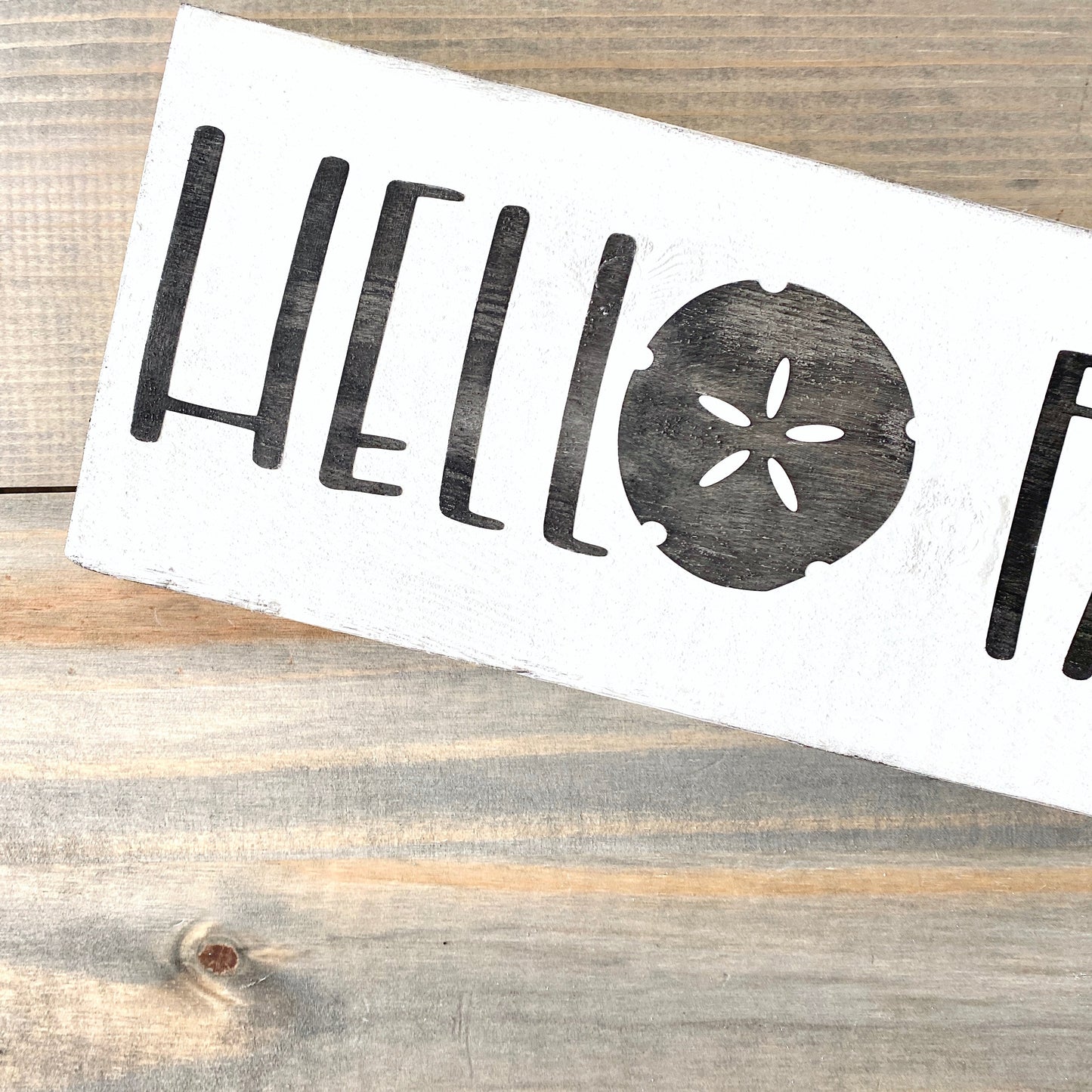 Hello Fall Sand Dollar Sign