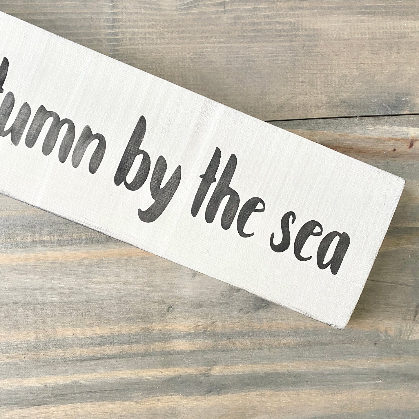 Autumn By The Sea Sign