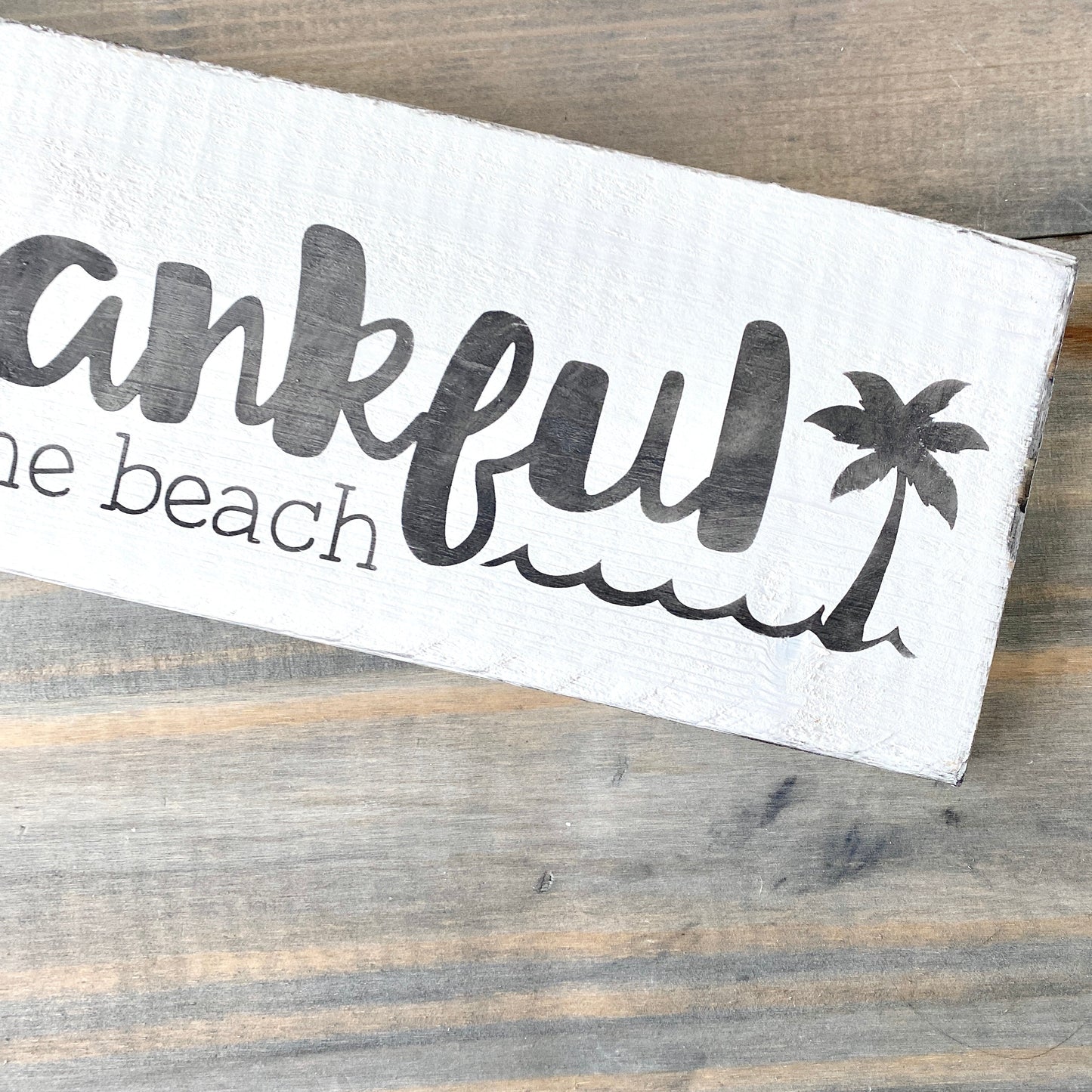 Thankful for the Beach Sign