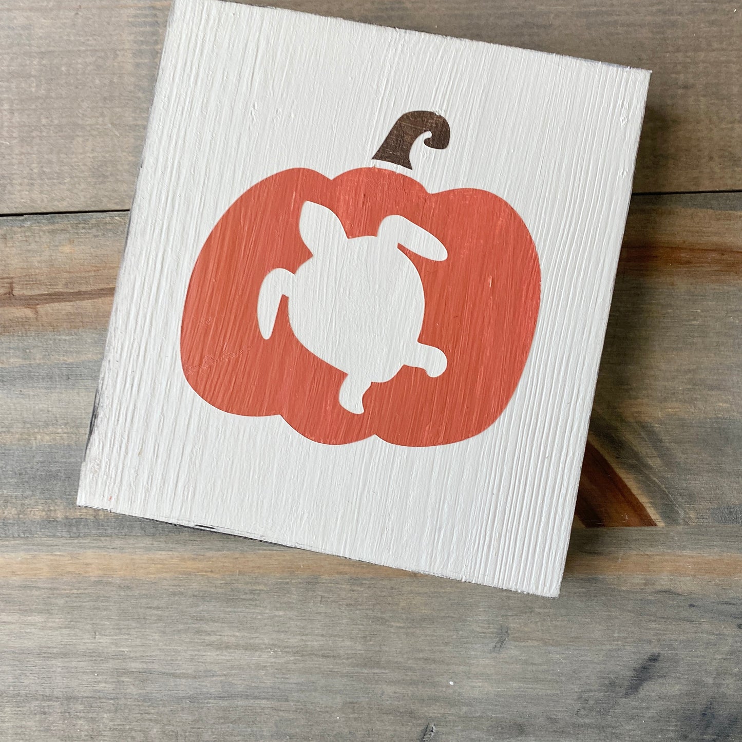 Sea turtle Pumpkin Sign in Orange, Coastal Fall Decor, Fall Beach Sign