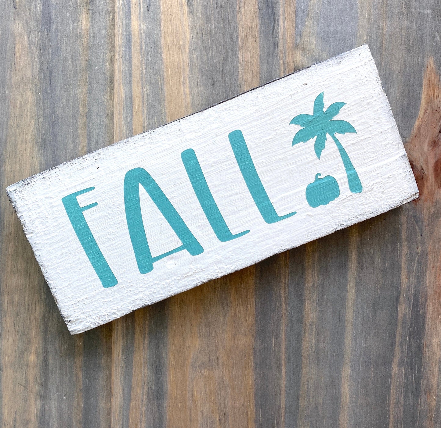 Fall Palm Tree Sign