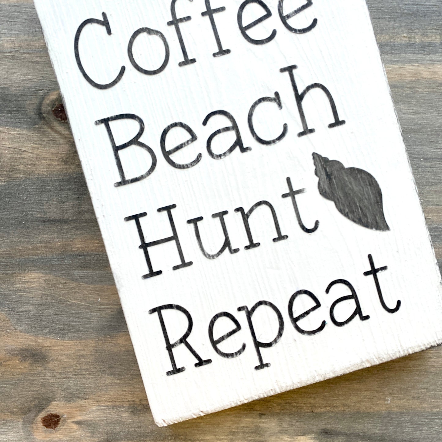 Coffee Beach Hunt Sea Shells Repeat