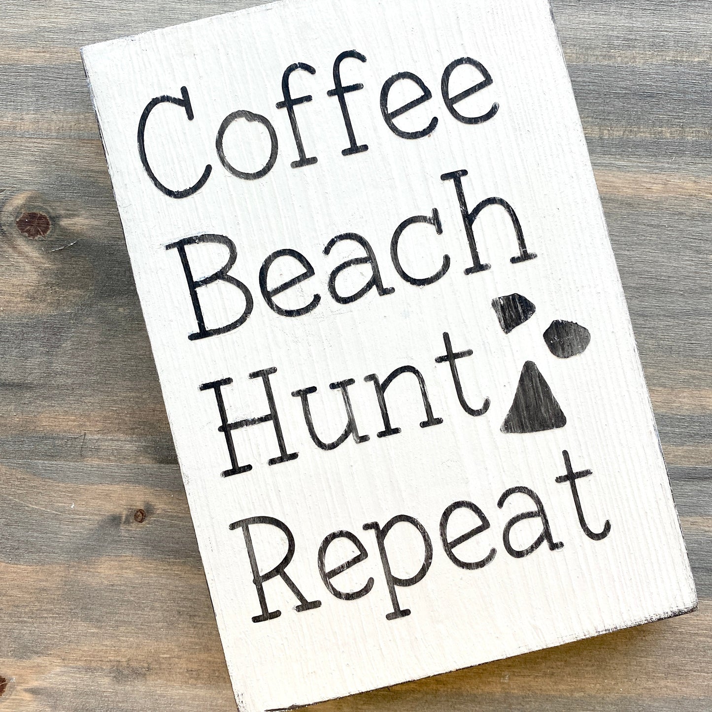 Coffee Beach Hunt Sea Glass Repeat
