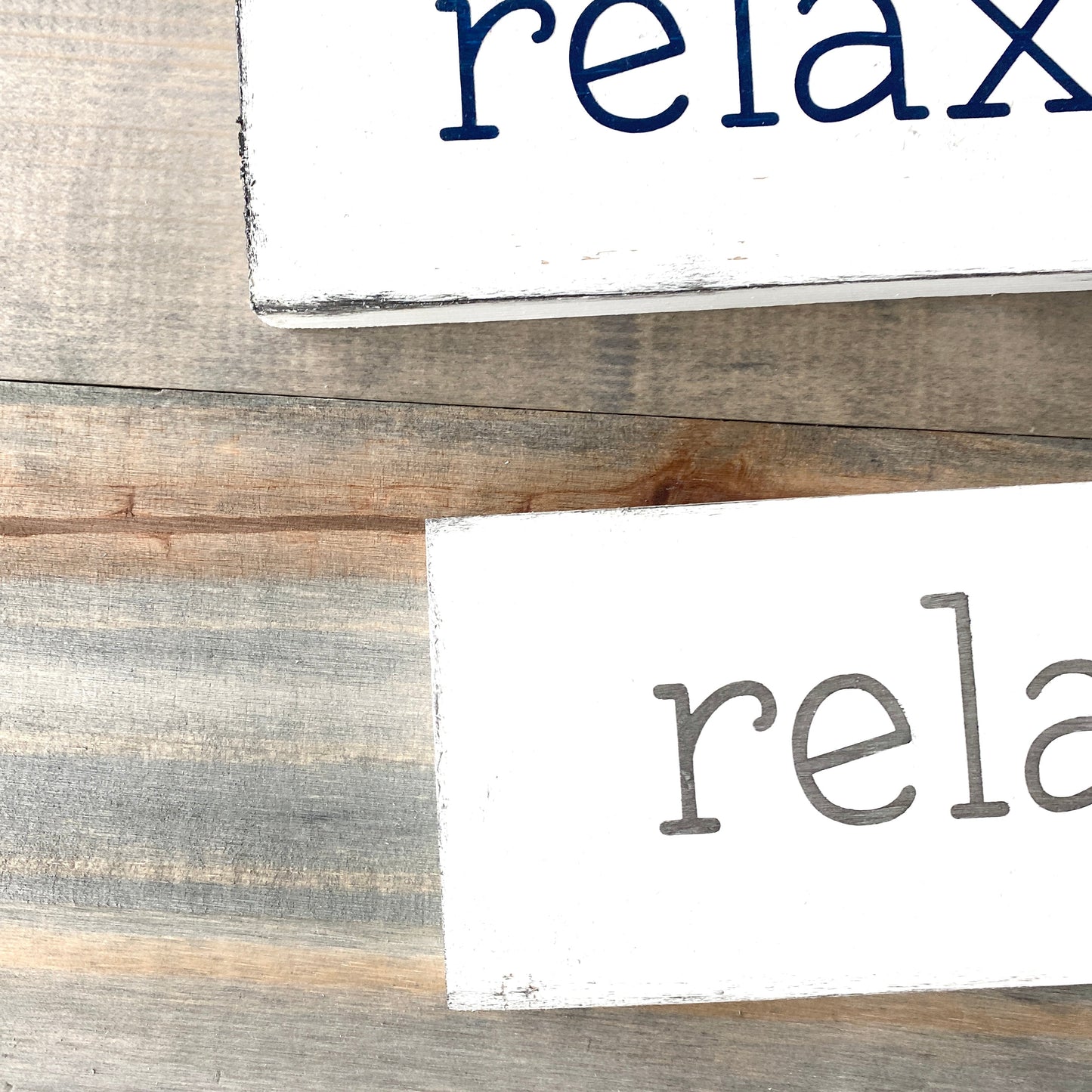 Small Relax Sign