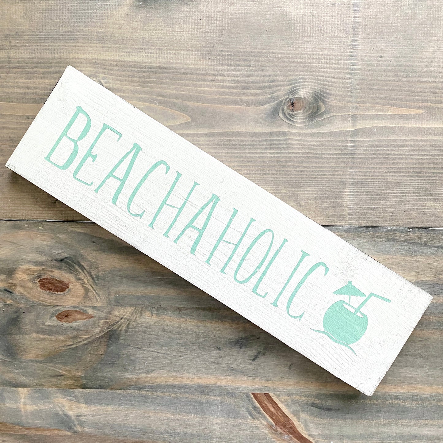 Beachaholic Sign