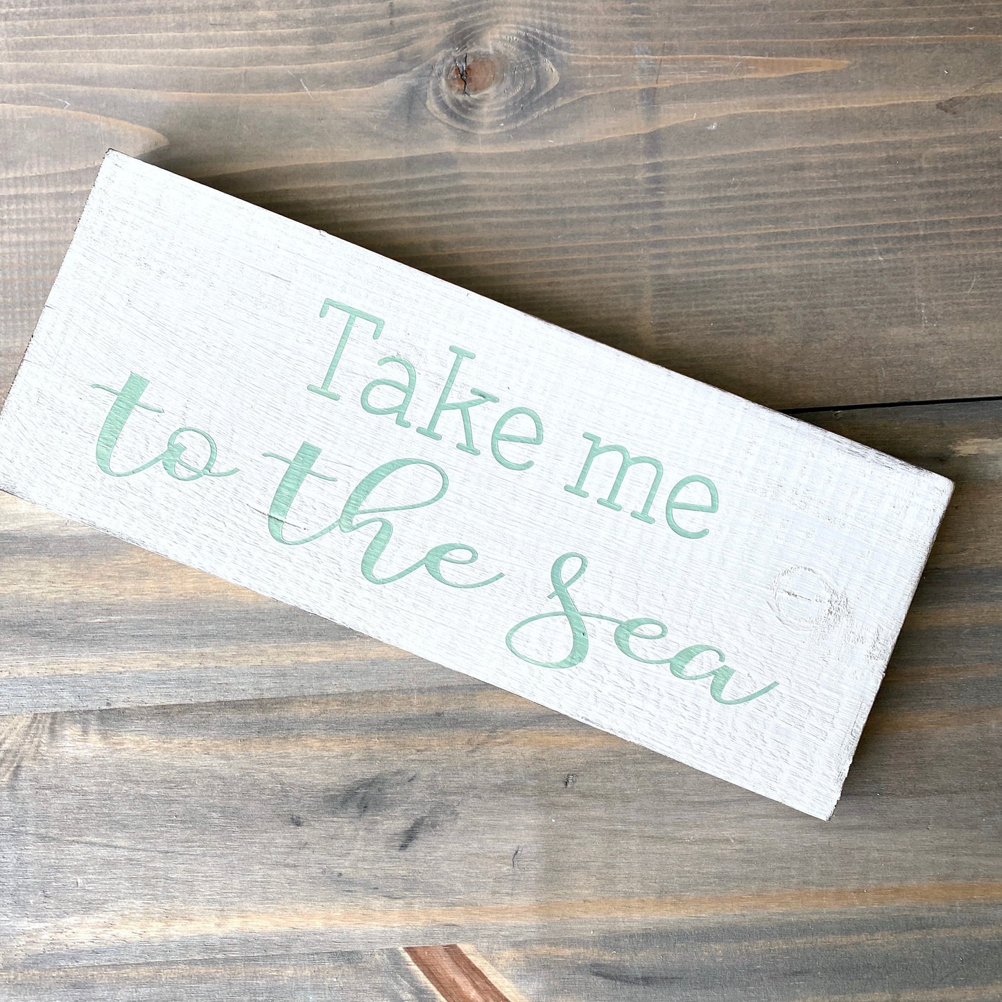 Take Me To The Sea Sign